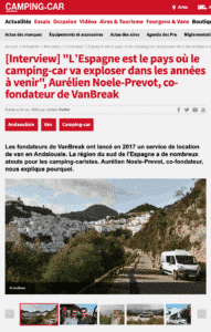 Camping car Magazine - Andalouise van aménagé Vanbreak